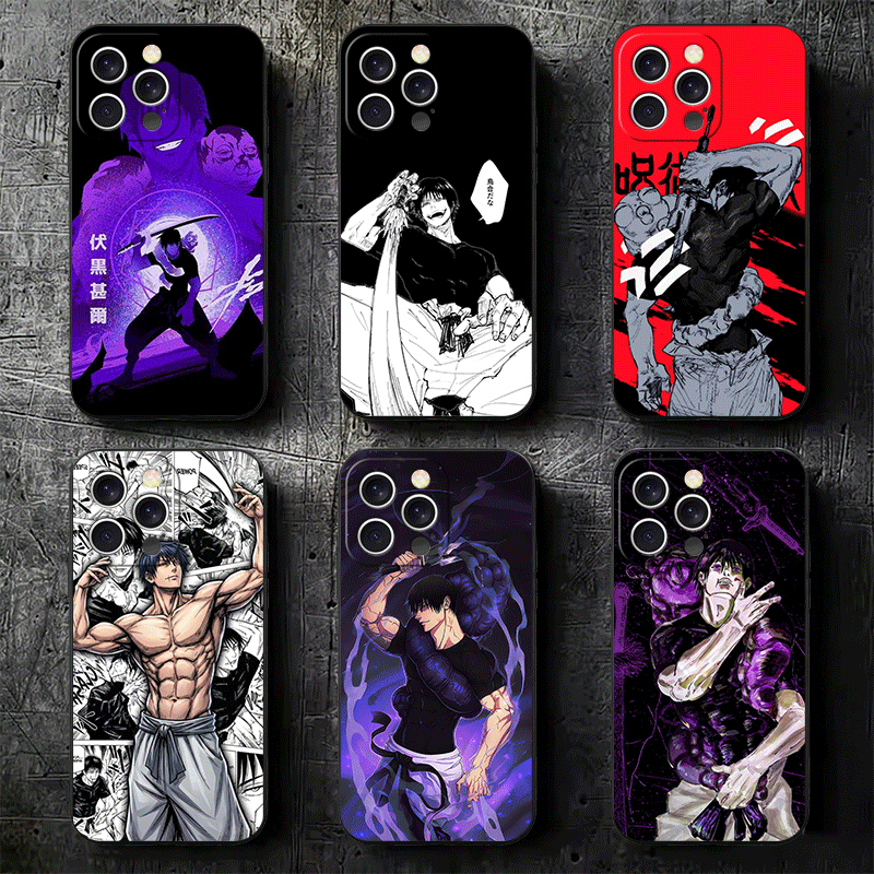 Phone Cases Jujutsu Kaisen - Мягкий чехол для телефона с аниме-принтом
