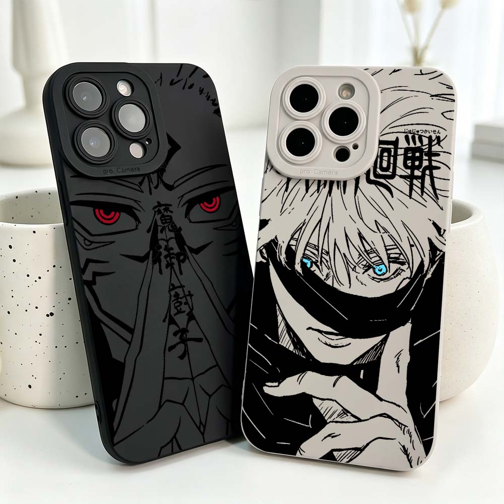 Phone Cases Jujutsu Kaisen - Мягкий силиконовый чехол с крутым дизайном